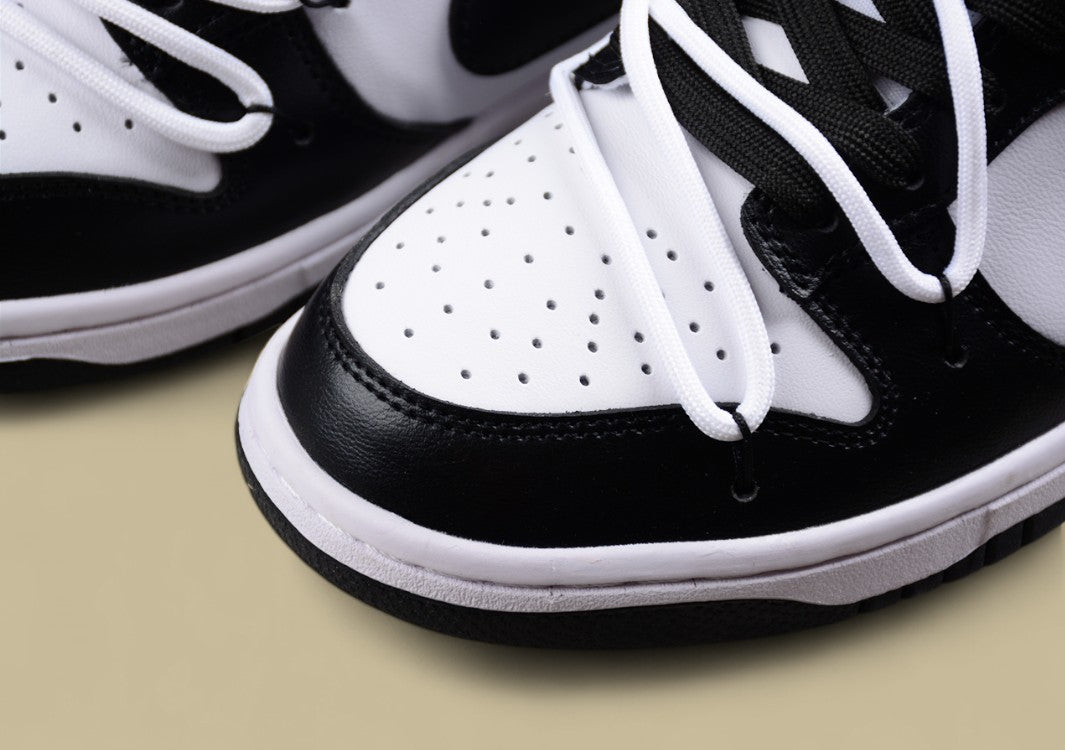 Nk Dunk SB Low Retro Black and White Panda SB Custom Edition Deconstructed Strap Casual Sneakers