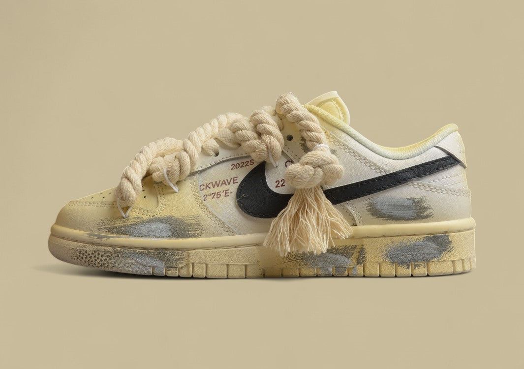 Nk Dunk Sb Low Retro High-end Custom Desert Theme Sb Low-top Sports Casual Shoes