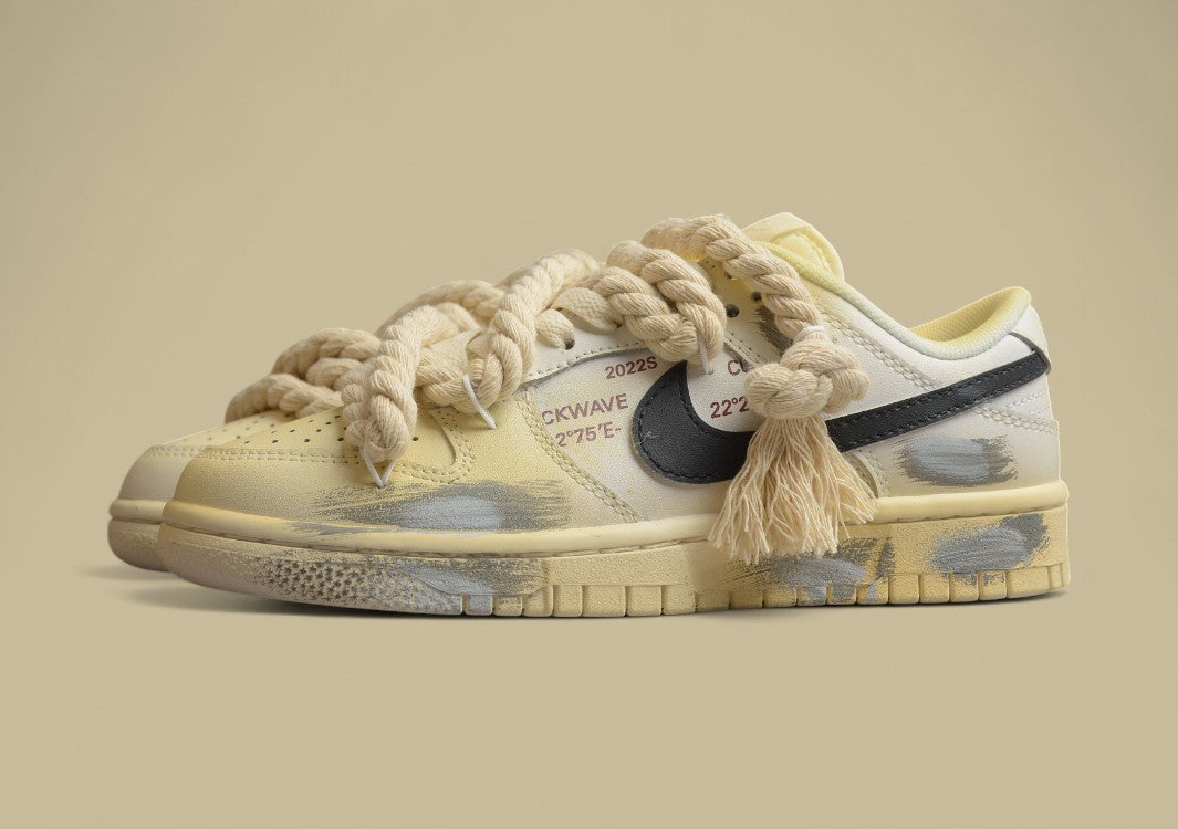 Nk Dunk Sb Low Retro High-end Custom Desert Theme Sb Low-top Sports Casual Shoes