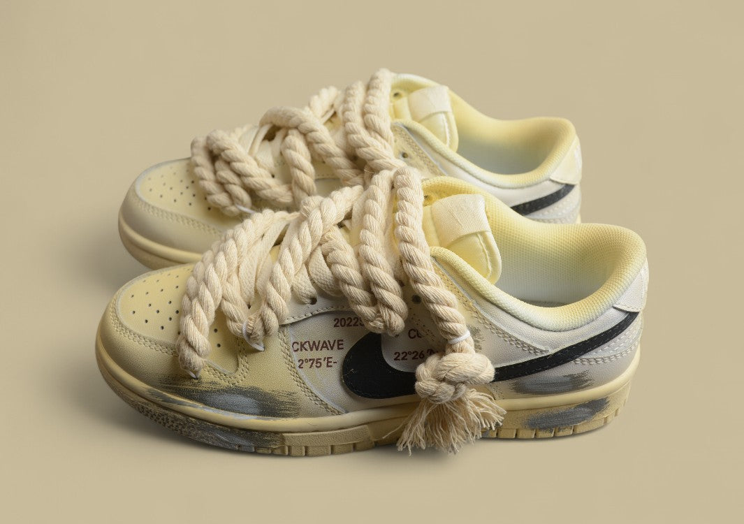 Nk Dunk Sb Low Retro High-end Custom Desert Theme Sb Low-top Sports Casual Shoes