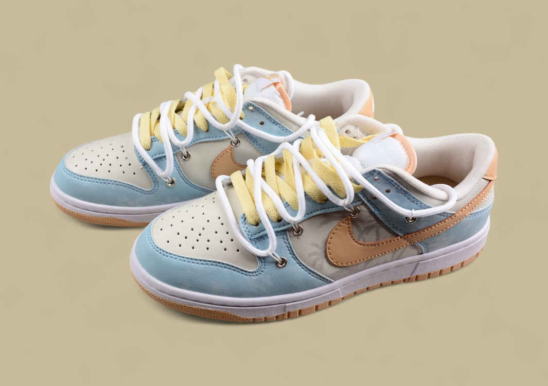 Nk Dunk Sb Low Retro Sb Custom Deconstructed Lace-up Casual Sneakers
