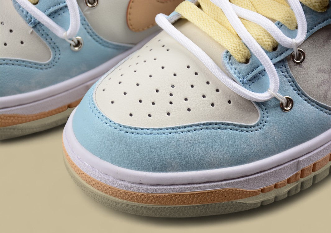 Nk Dunk Sb Low Retro Sb Custom Deconstructed Lace-up Casual Sneakers