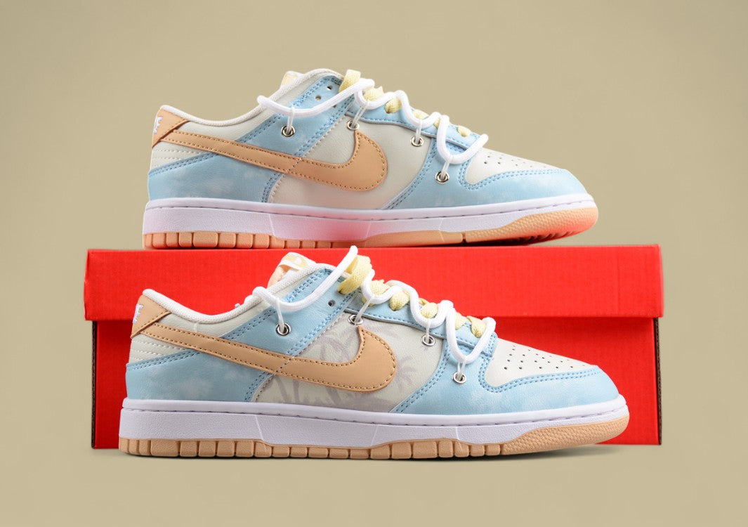 Nk Dunk Sb Low Retro Sb Custom Deconstructed Lace-up Casual Sneakers