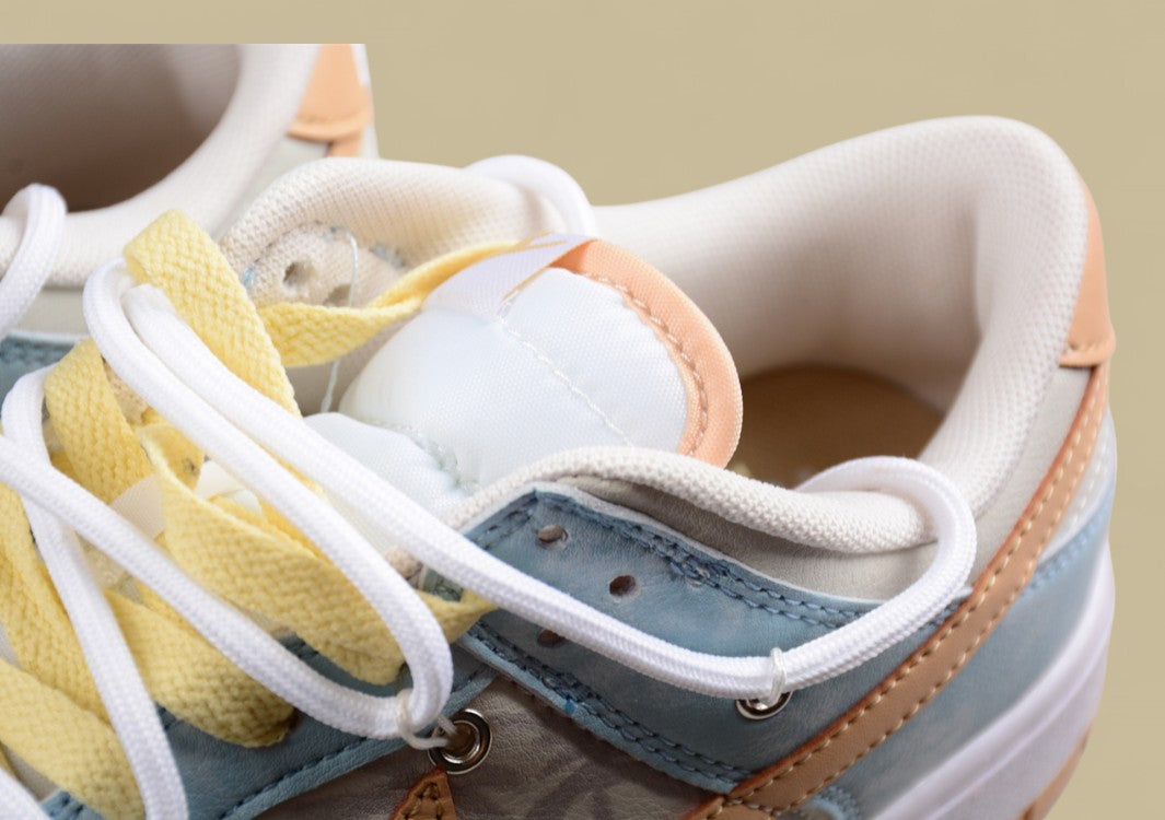 Nk Dunk Sb Low Retro Sb Custom Deconstructed Lace-up Casual Sneakers
