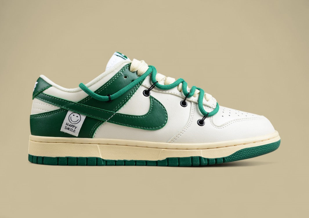 Nk Dunk Value-for-money Version of Low Retro Strap Joint White and Green