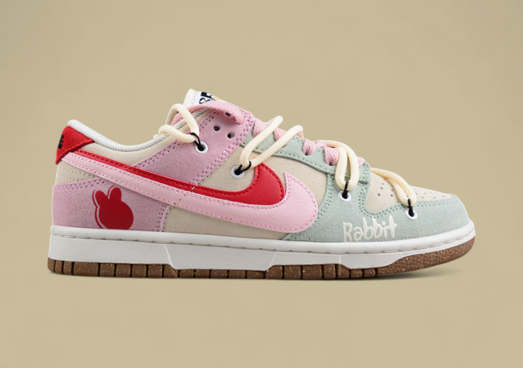 Nk SB Dunk Low "85" Rabbit Year Lace-up Double Hook SB Low-top Sports Casual Shoes