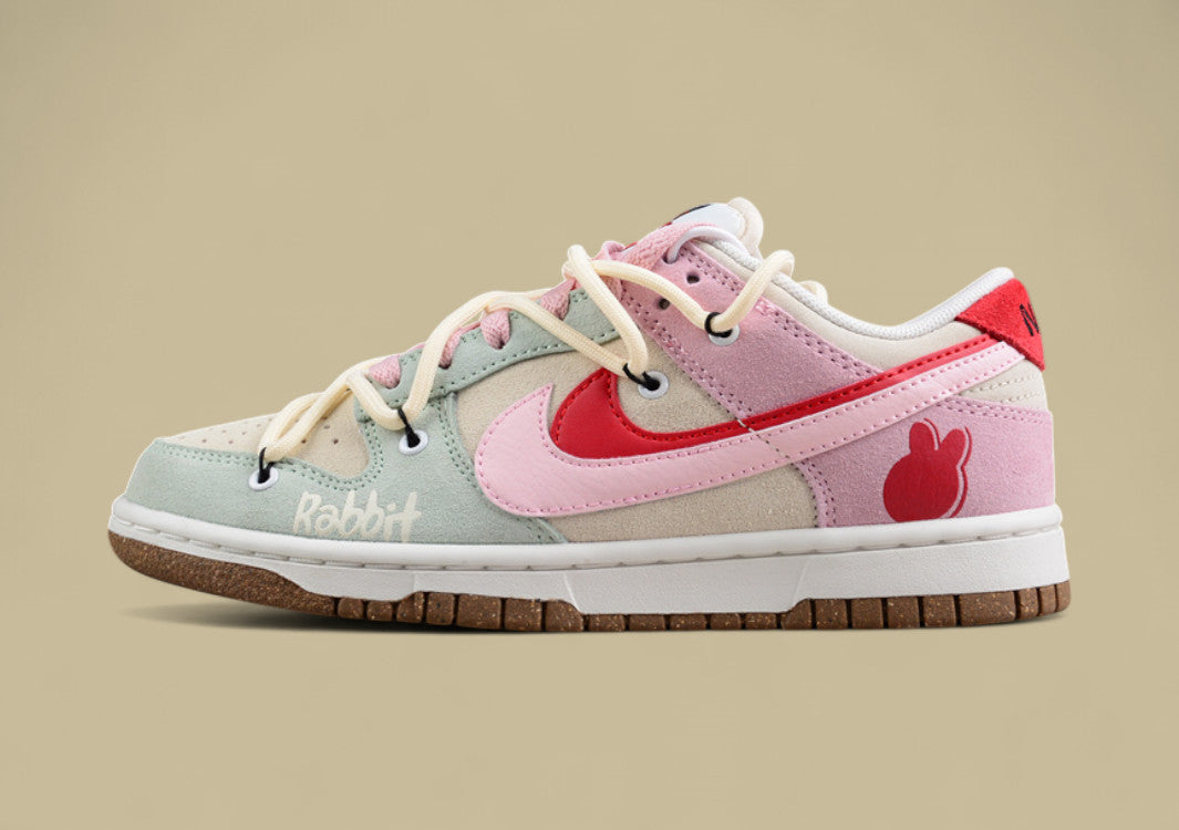 Nk SB Dunk Low "85" Rabbit Year Lace-up Double Hook SB Low-top Sports Casual Shoes