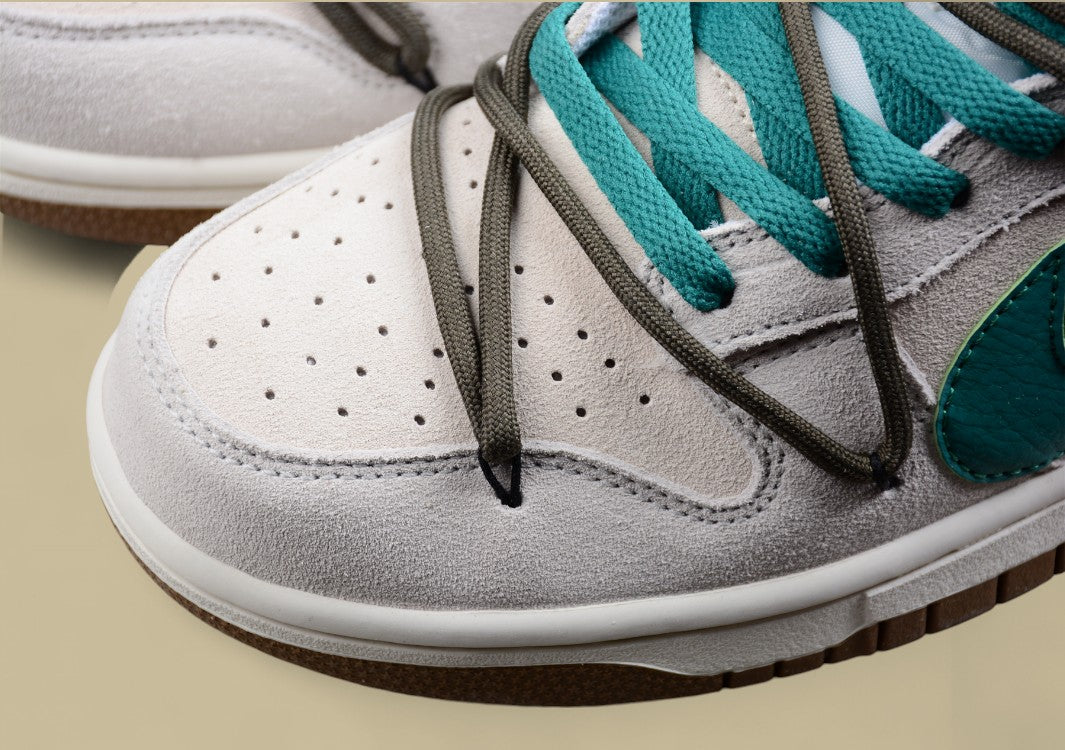 Nk Sb Dunk Low "85" Light Green Double Hook Strap Deconstruction Sb Low-top Sports Casual Sneakers