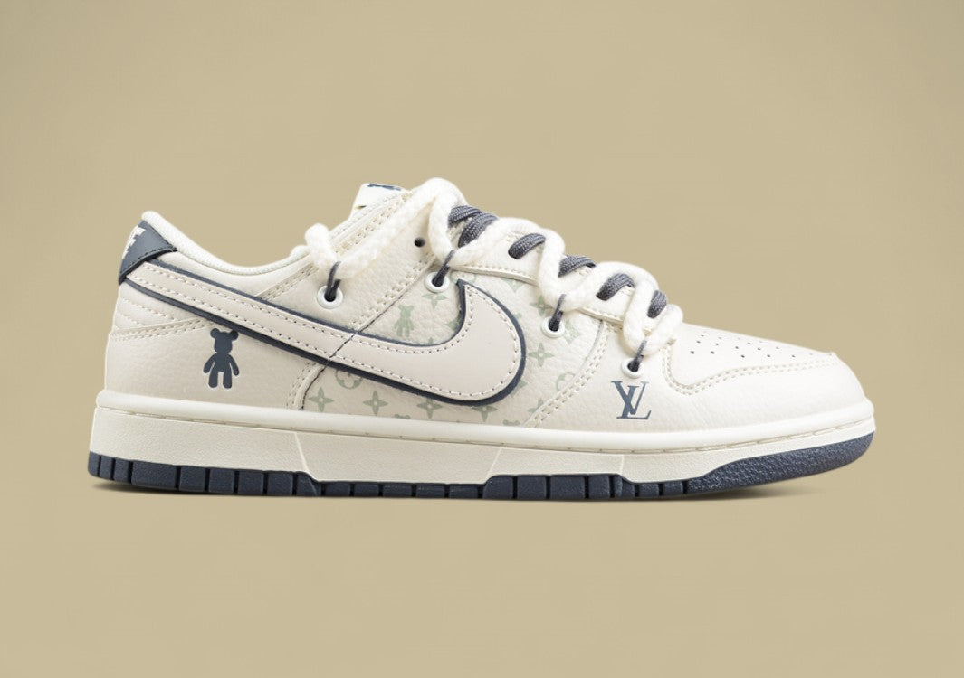 Nk Sb Dunk Low Lv Joint-grizzli Violent Bear Anniversary High-end Custom Low-top Casual Sneakers