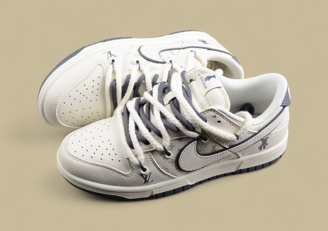 Nk Sb Dunk Low Lv Joint-grizzli Violent Bear Anniversary High-end Custom Low-top Casual Sneakers