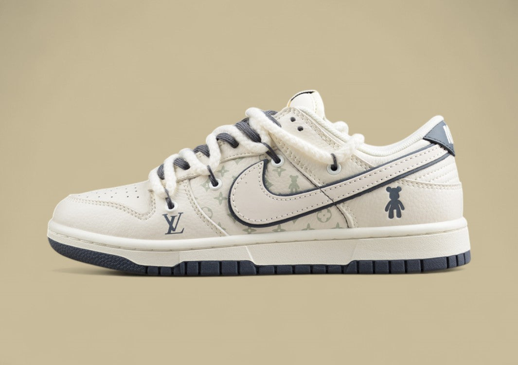 Nk Sb Dunk Low Lv Joint-grizzli Violent Bear Anniversary High-end Custom Low-top Casual Sneakers
