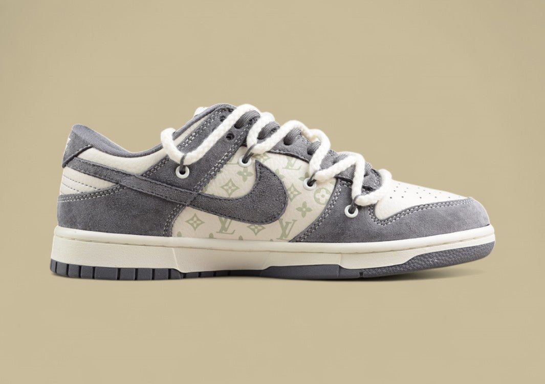 Nk Sb Dunk Low Lv Joint-luminous Dark Gray Anniversary High-end Customized Low-top Casual Sneakers