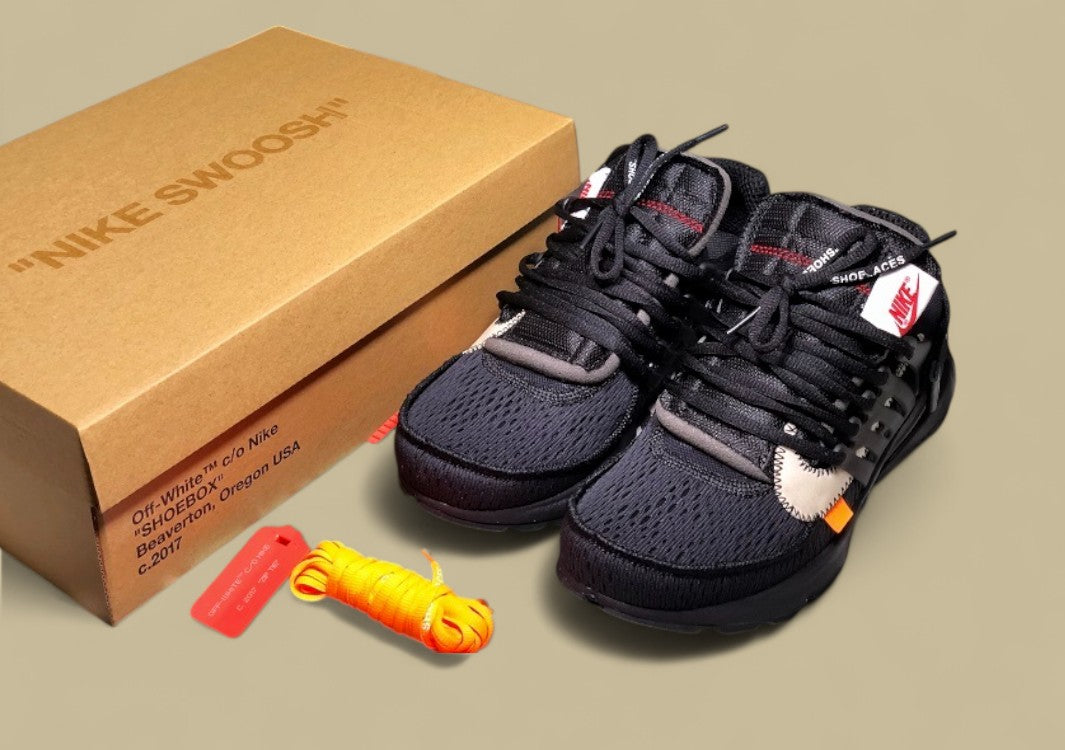OWF Air Presto x Off-White Black White Cone Replica
