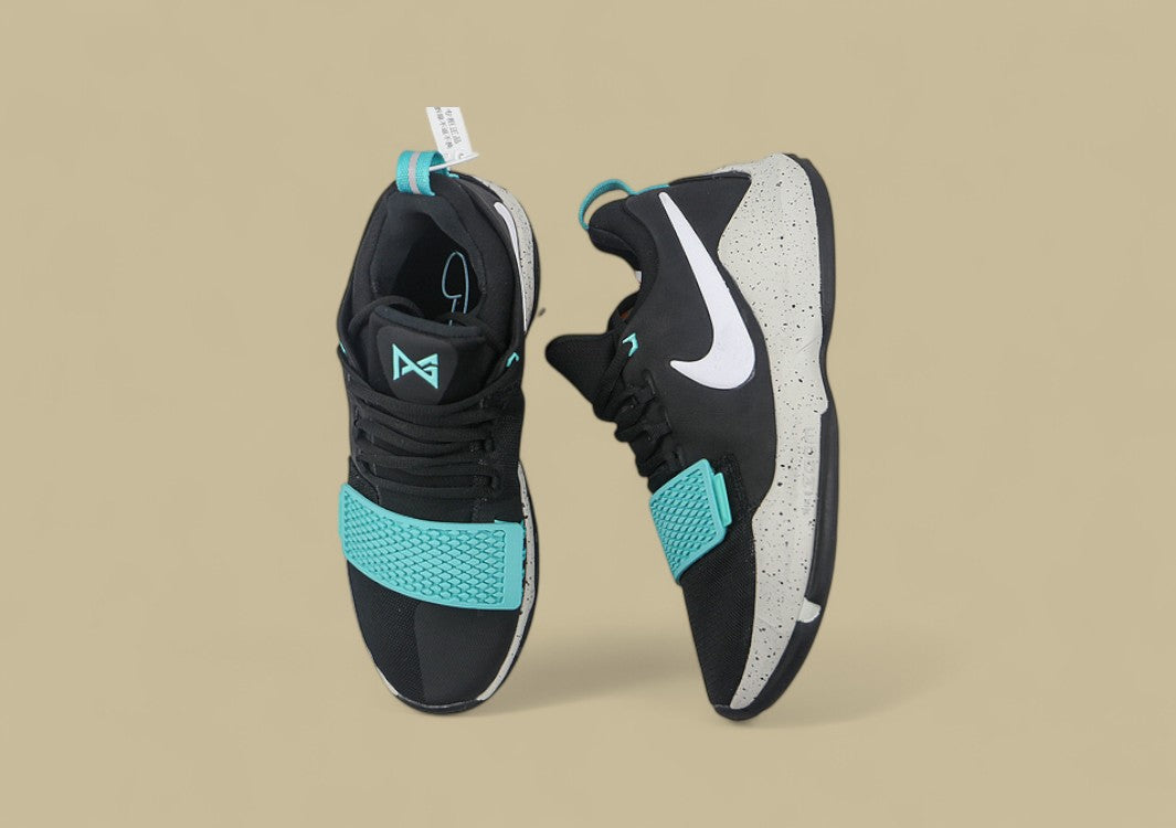 PG 1 EP Basketball Shoes Black Light Bone Light Aqua Replica