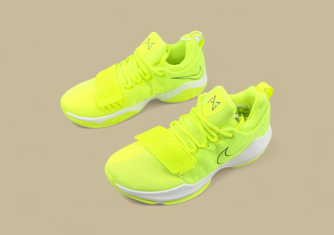 PG 1 EP Basketball Shoes Neon Volt White Replica