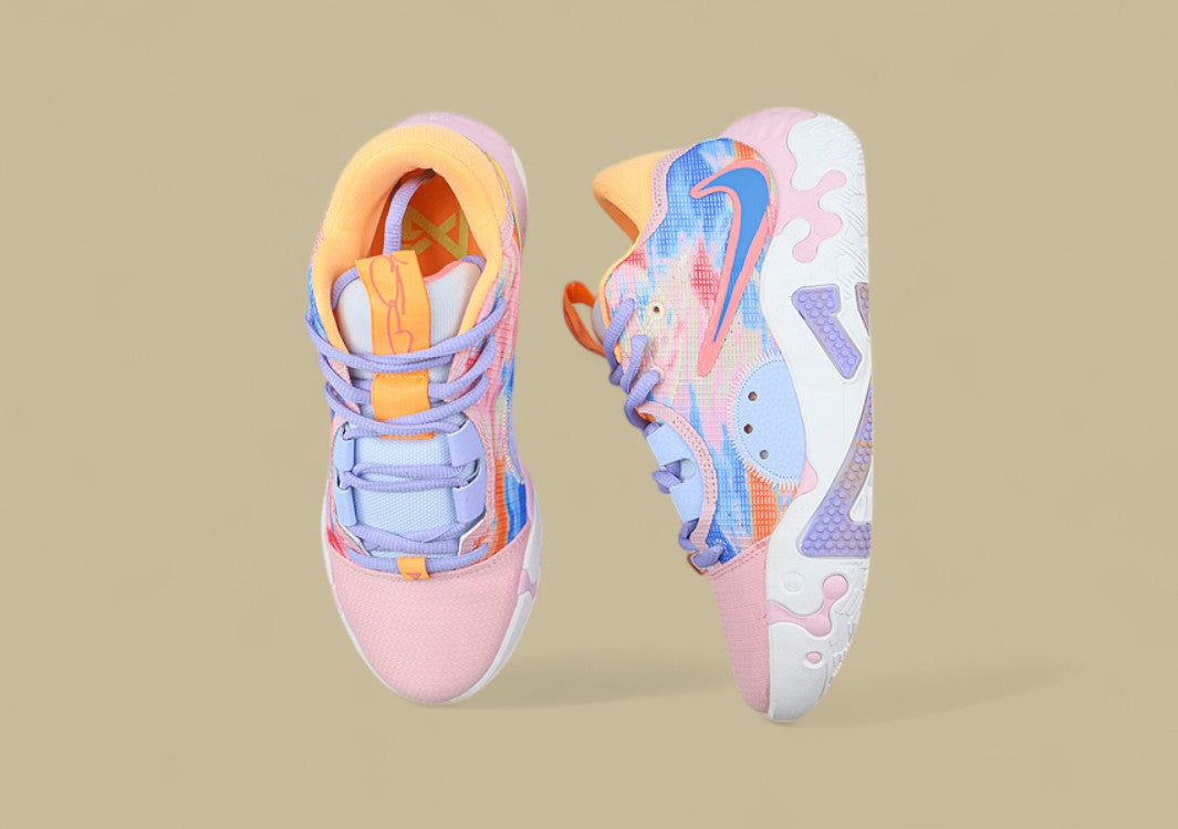 PG 6 EP Painted Swoosh White Light Photo Blue Soft Pink Replica