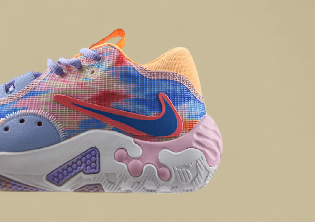 PG 6 EP Painted Swoosh White Light Photo Blue Soft Pink Replica