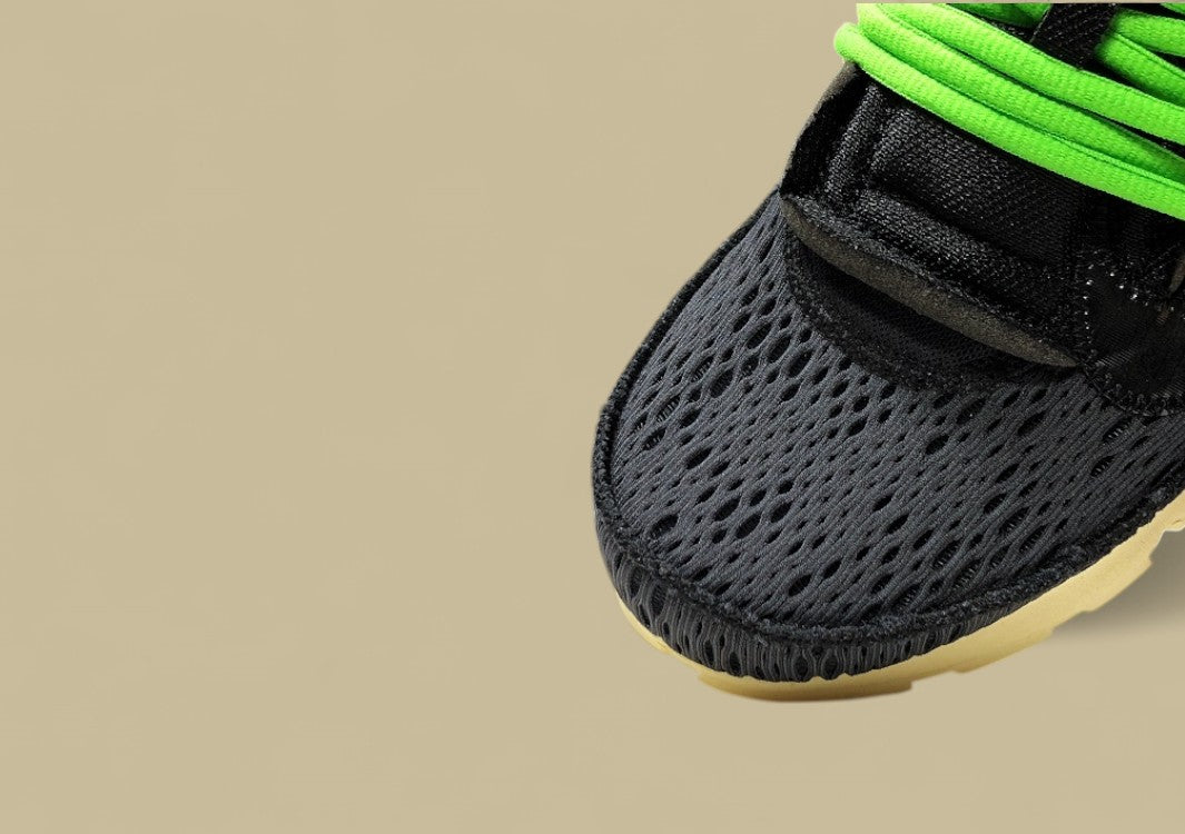 PK Air Presto x Off-White Black Muslin Green Laces Replica
