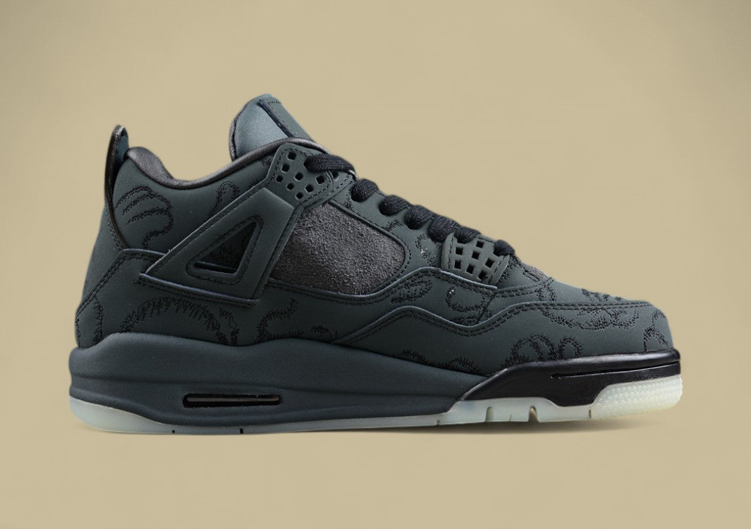 Pure Original Kaws x Air Jordan 4 Black