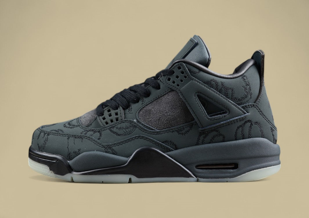 Pure Original Kaws x Air Jordan 4 Black