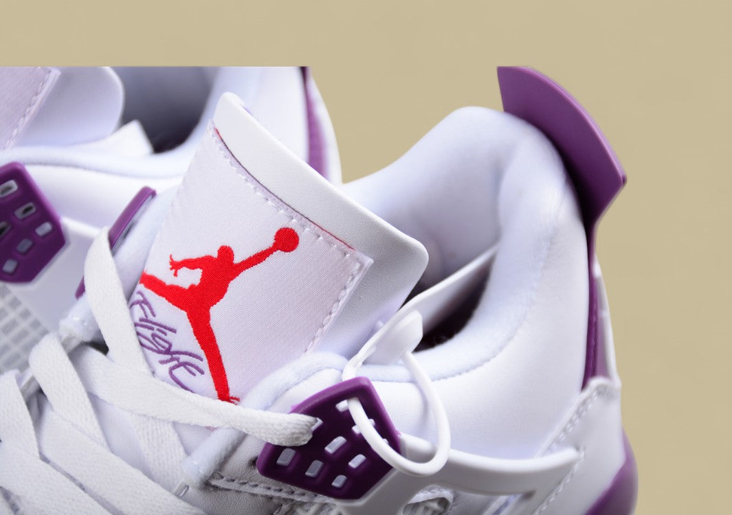 Pure Original Version Nike Sb X Air Jordan 4 "Sapphire" White Purple