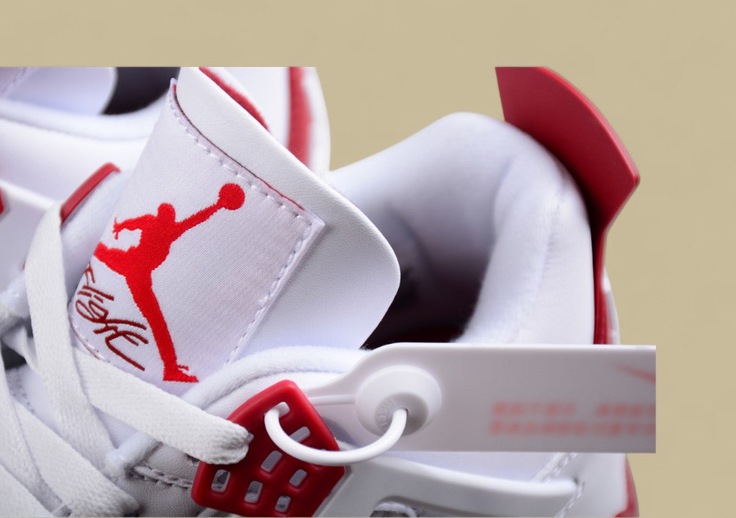 Pure Original Version Nike Sb X Jordan Air Jordan 4 White and Red