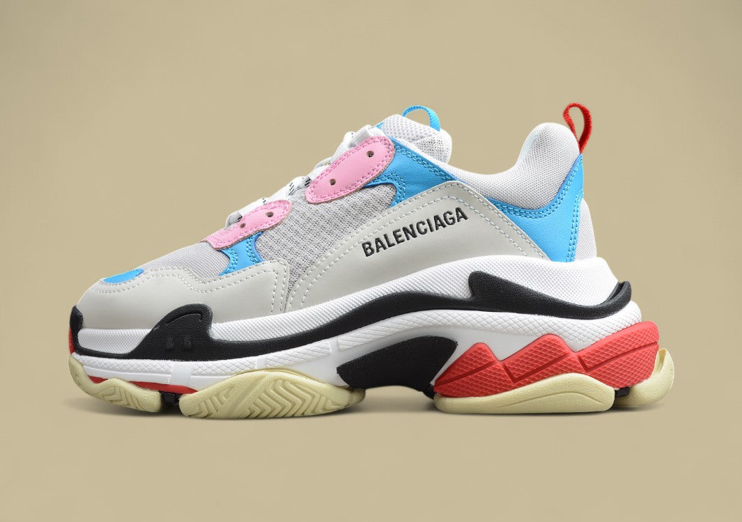 R37 Balenciaga Triple S GZ-Replik In Weiß Grau