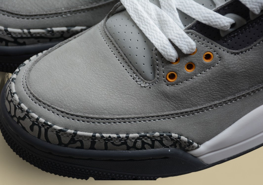 R38 Air Jordan 3 “Cool Grey”