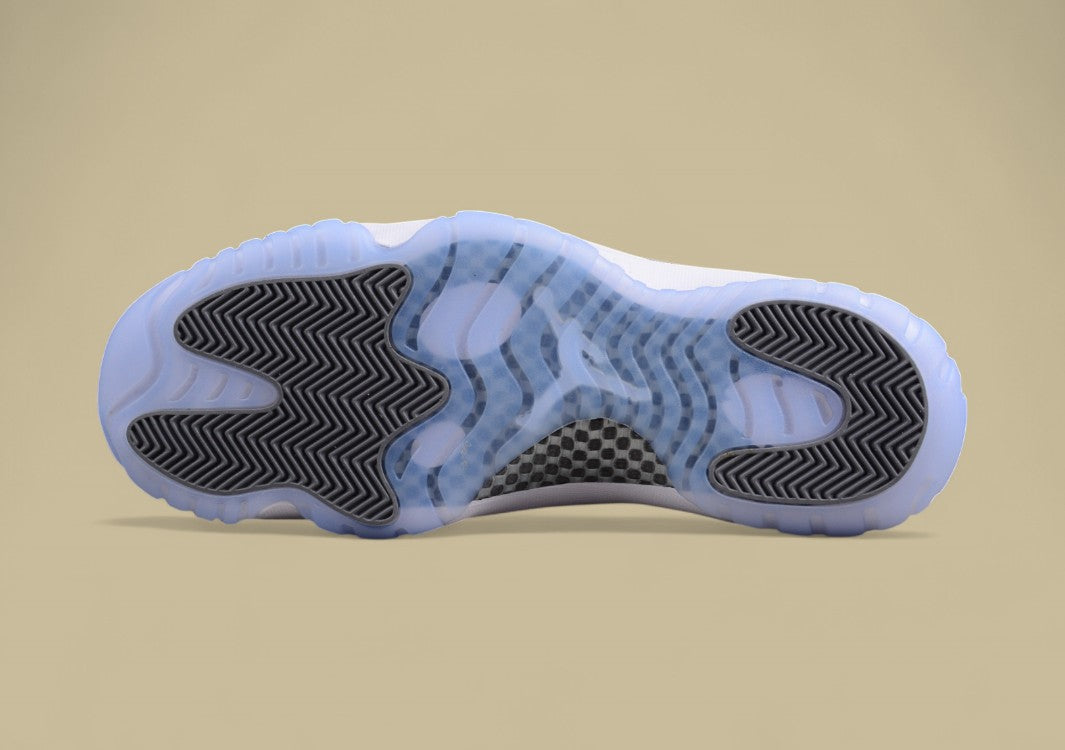 R45 Top Original Joe 11 Retro Basketball Shoes Gray And White Cool Gray