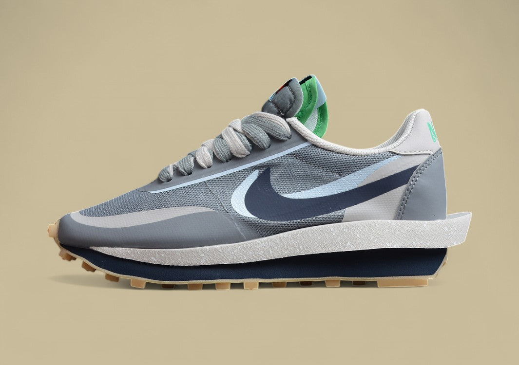 Sacai NK LDWaffle Cool Grey Edison Chen Triple Joint Gray Blue Edition