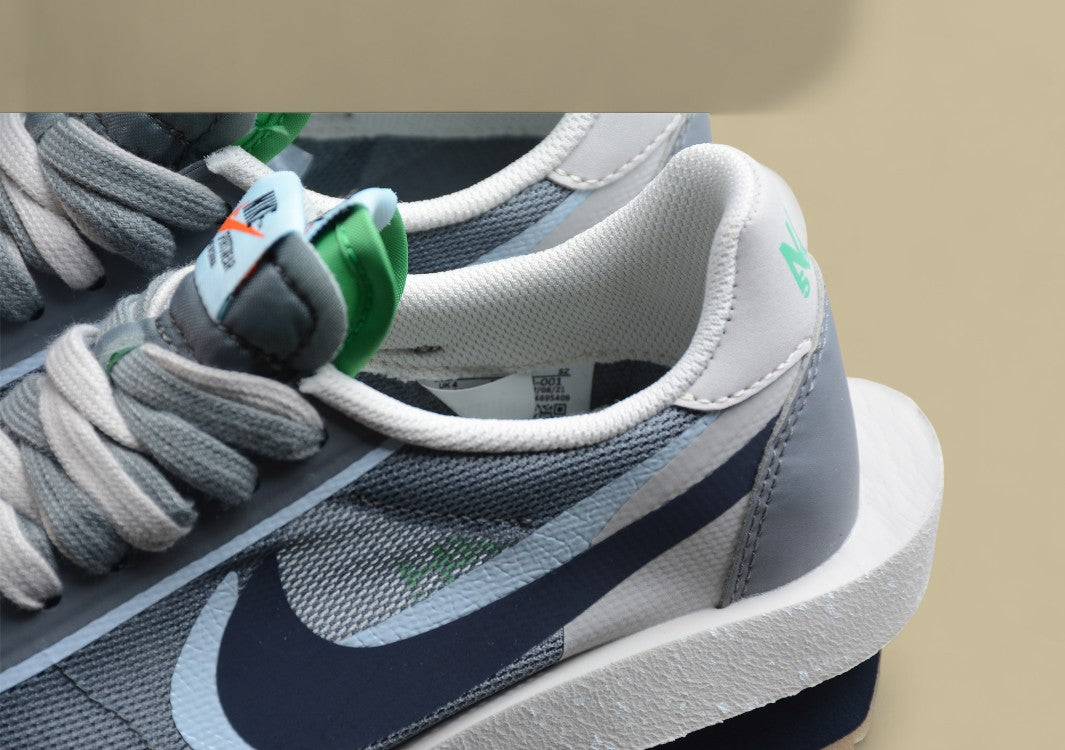 Sacai NK LDWaffle Cool Grey Edison Chen Triple Joint Gray Blue Edition