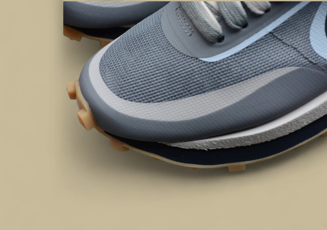 Sacai NK LDWaffle Cool Grey Edison Chen Triple Joint Gray Blue Edition