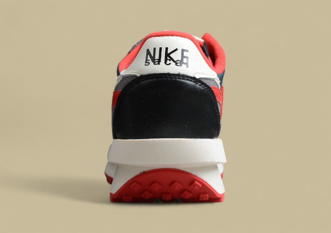 Sacai NK LDWaffle Midnight Spruce University Red Deconstructed Double Swoosh Takahashi Shield