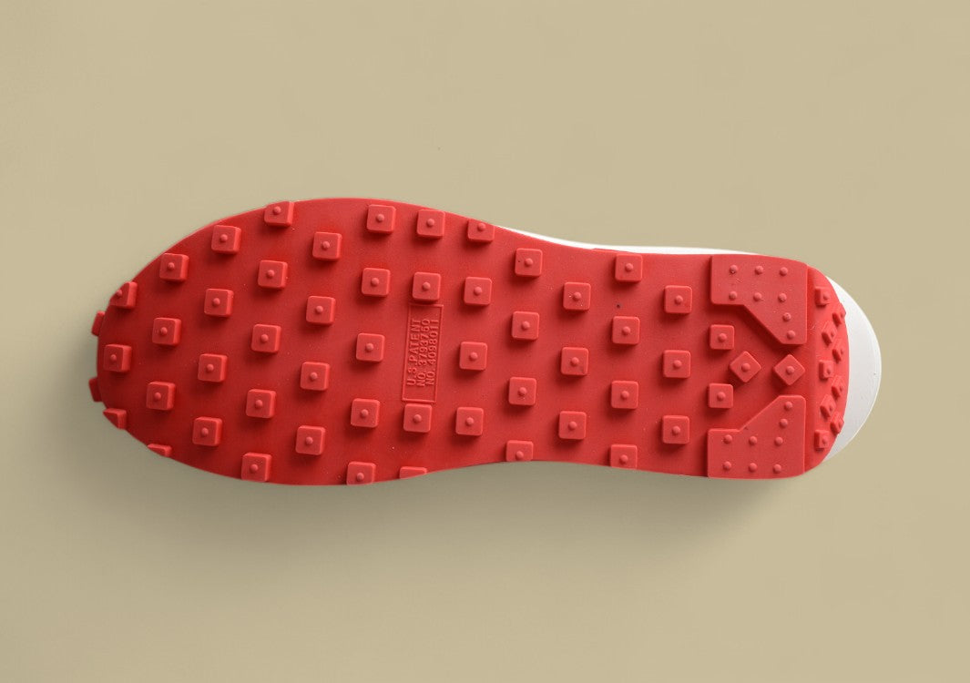 Sacai NK LDWaffle Midnight Spruce University Red Deconstructed Double Swoosh Takahashi Shield