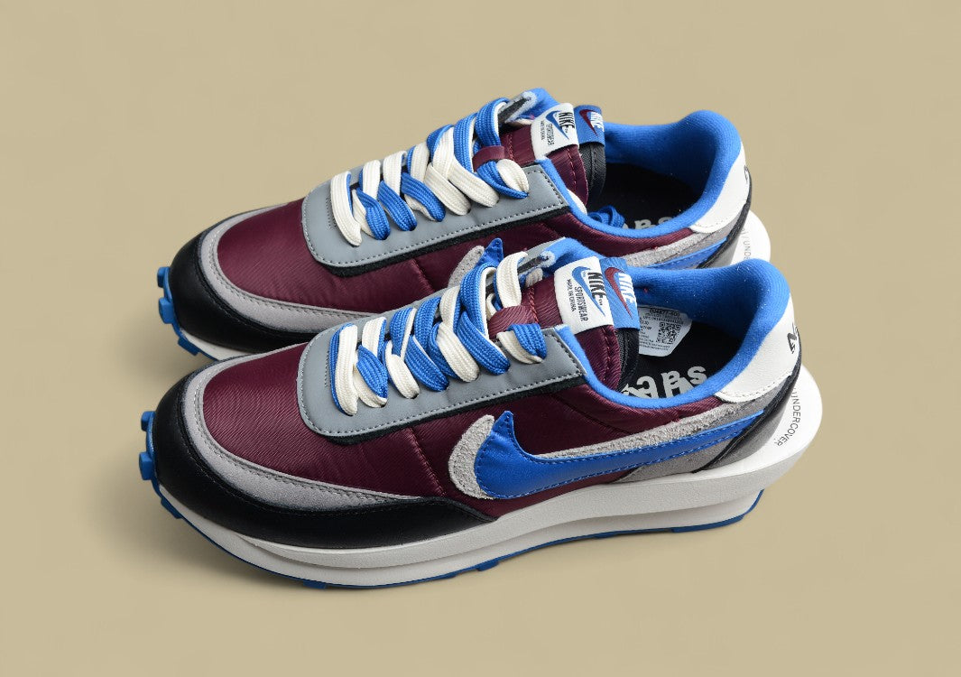 Sacai NK LDWaffle Night Maroon Team Royal Edition