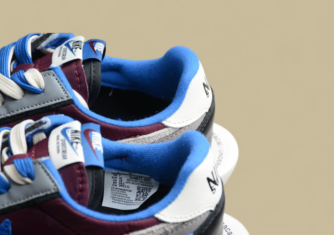 Sacai NK LDWaffle Night Maroon Team Royal Edition