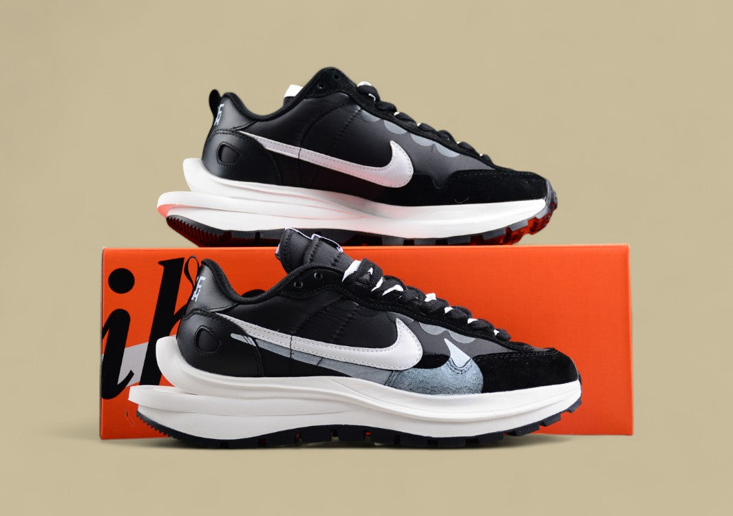 Sacai NK VaporWaffle 3.0 Black White Catwalk Casual Edition