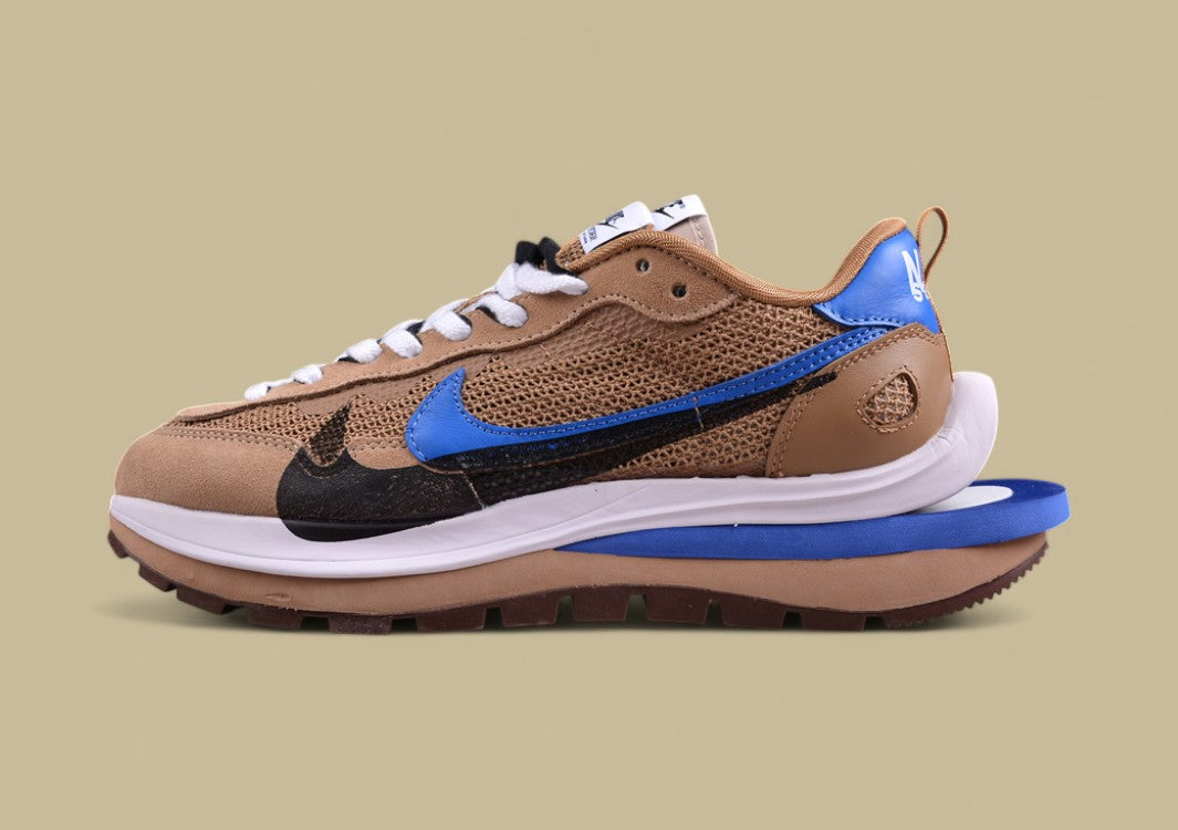 Sacai NK VaporWaffle 3.0 Brown Blue Catwalk Casual Edition