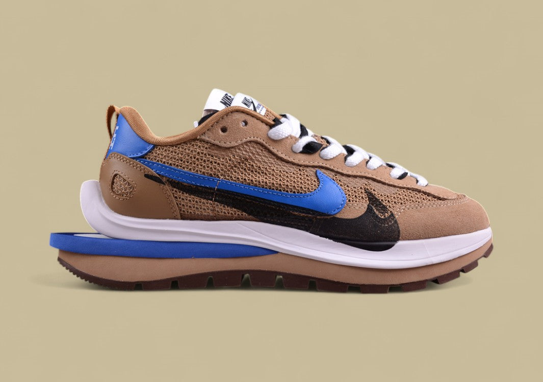 Sacai NK VaporWaffle 3.0 Brown Blue Catwalk Casual Edition