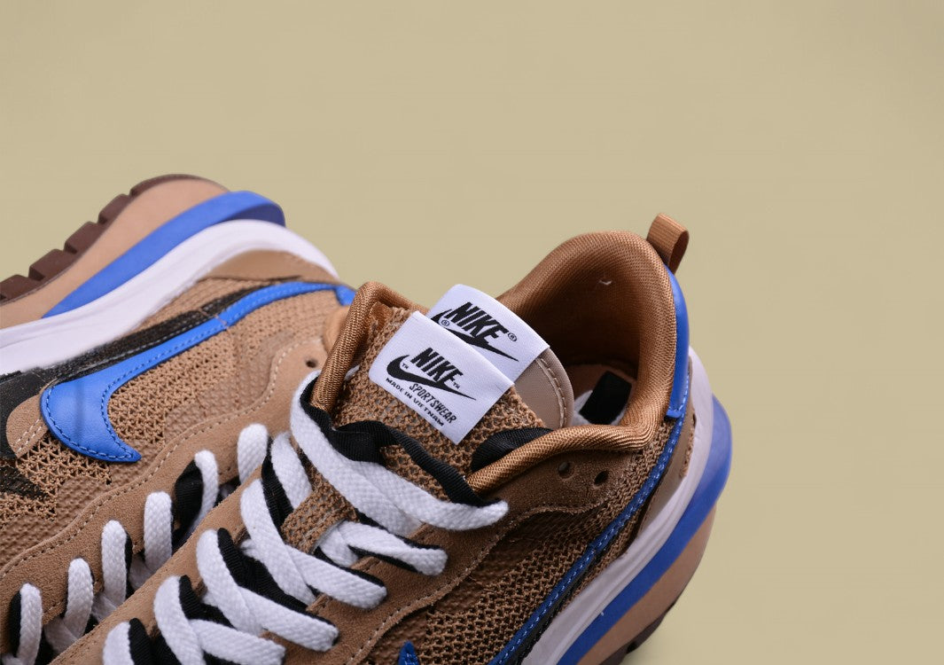 Sacai NK VaporWaffle 3.0 Brown Blue Catwalk Casual Edition