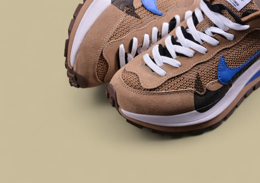 Sacai NK VaporWaffle 3.0 Brown Blue Catwalk Casual Edition