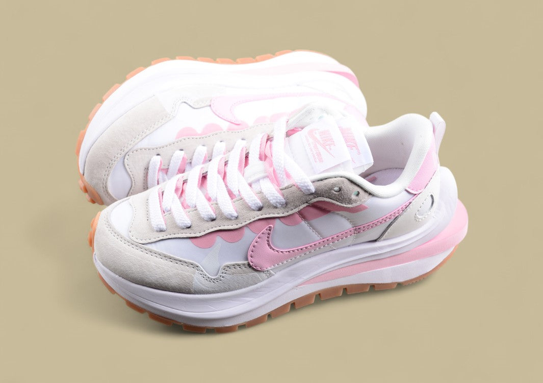 Sacai NK VaporWaffle 3.0 White Pink Catwalk Casual Edition