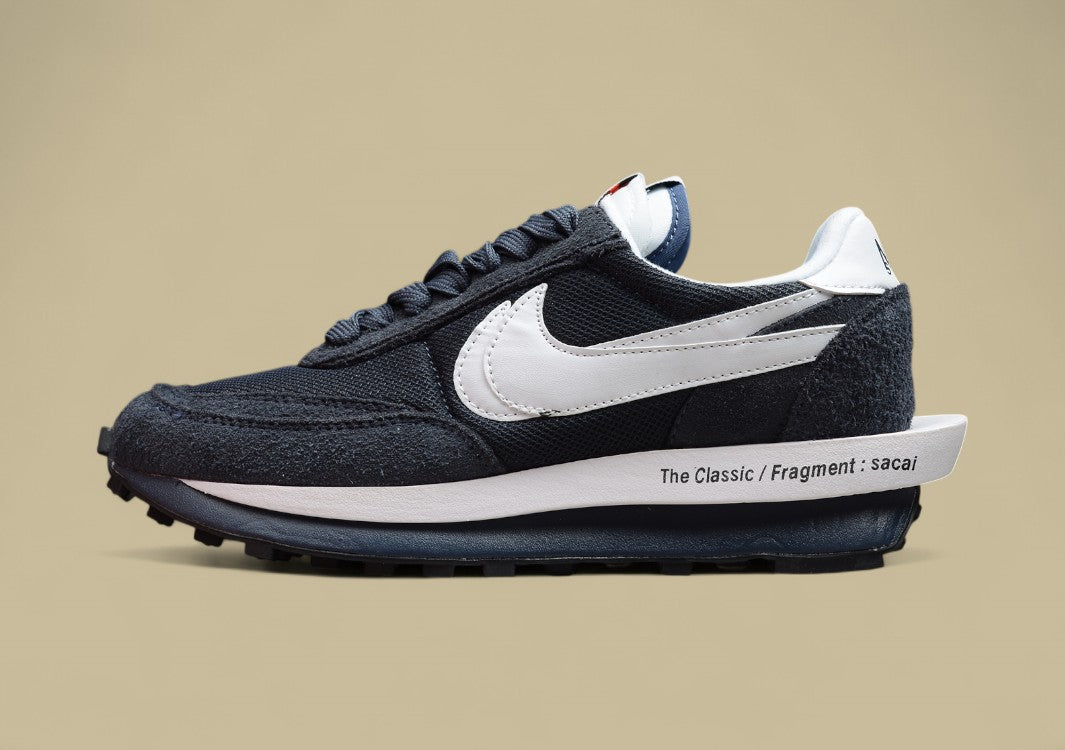 Sacai Nike LDWaffle Blue Void Triple Joint Deconstruction Double Swoosh