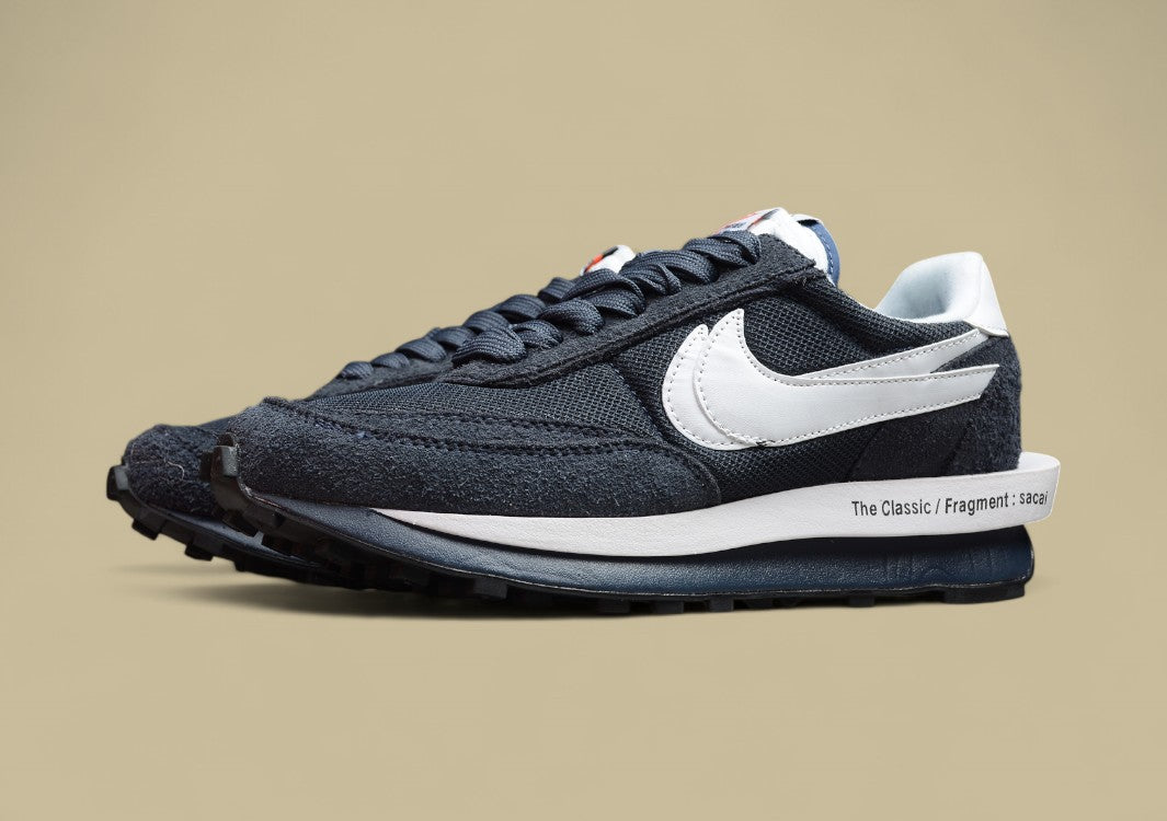 Sacai Nike LDWaffle Blue Void Triple Joint Deconstruction Double Swoosh