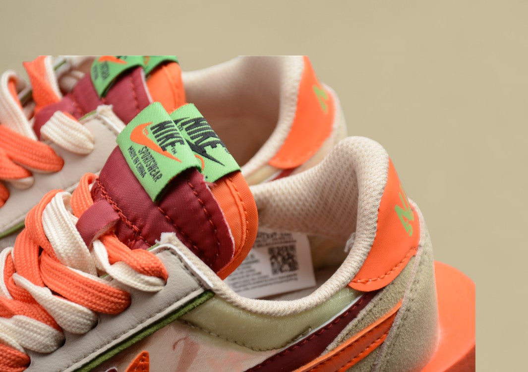 Sacai Waffle Daybreak Deconstructed Beige Orange Triple Joint Edition