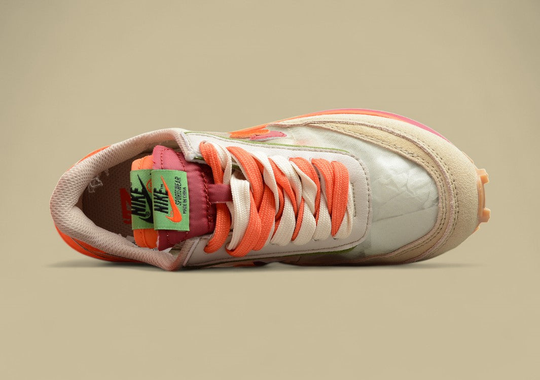 Sacai Waffle Daybreak Deconstructed Beige Orange Triple Joint Edition