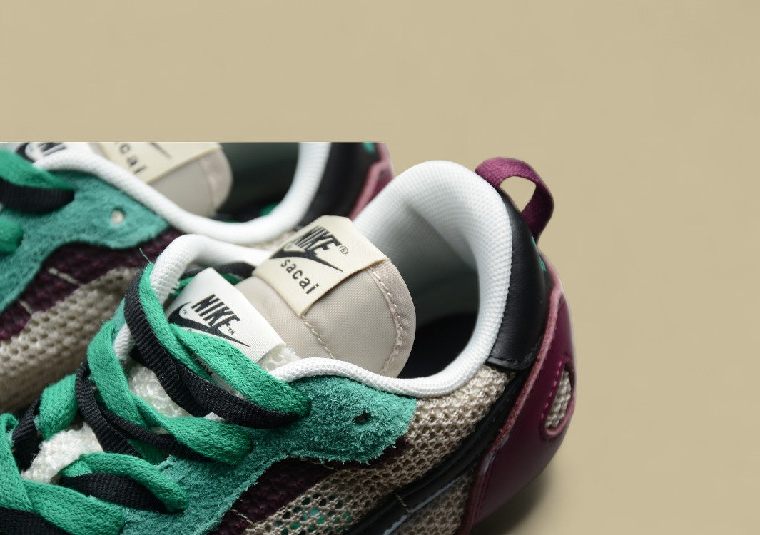 Sacai Waffle Double Hook V3 Wine Red Green Fusion