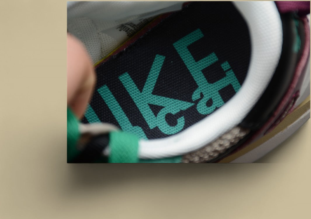 Sacai Waffle Double Hook V3 Wine Red Green Fusion