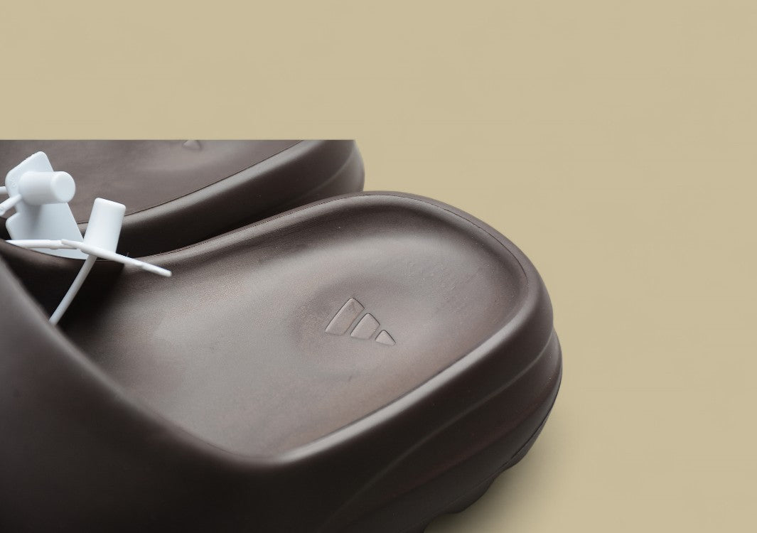 Soft Coconut Slippers in Earthy Dark Brown Colorway