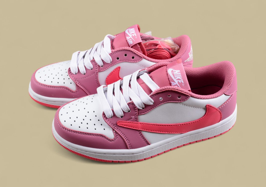 Travis Scott Air Jordan 1 Low Coral Stardust